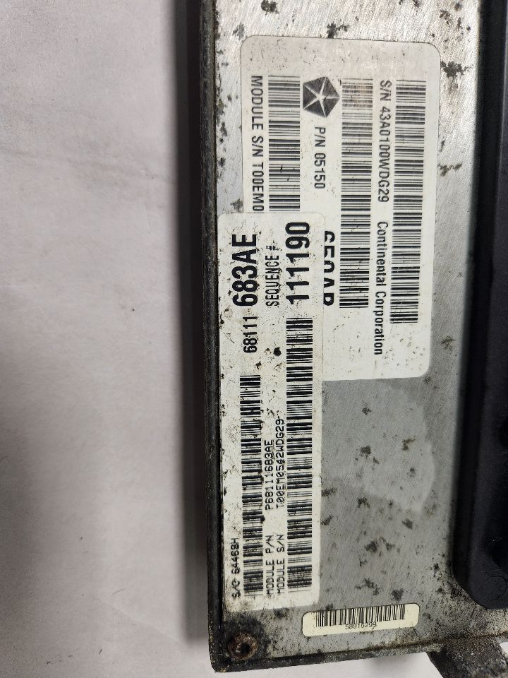 2012 JEEP GRAND CHEROKEE Eng/Motor Cont Mod - 446513 — photo 2