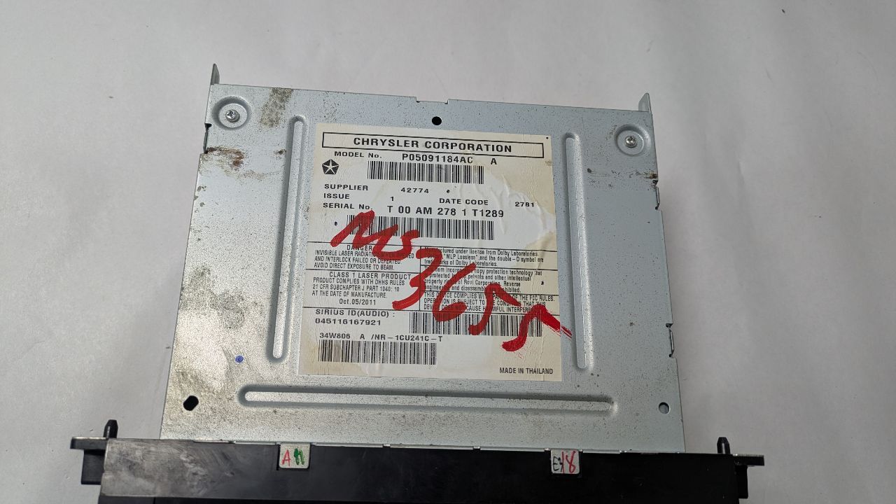 2012 JEEP PATRIOT Radio Audio - 447189 — photo 2