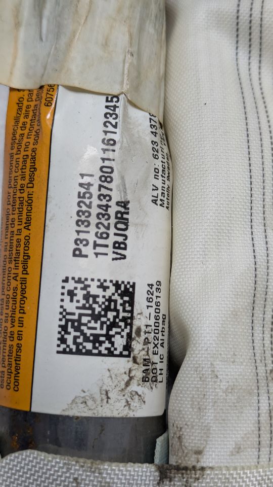 2013 VOLVO 60 SERIES Left AIR BAG - 447234 — photo 4
