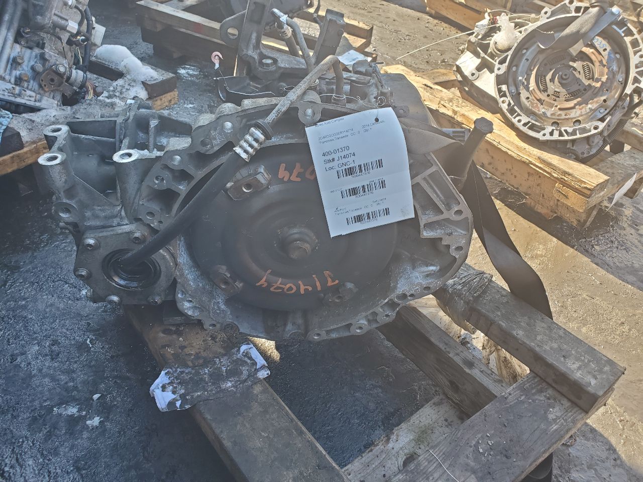2014 DODGE CARAVAN 6cyl Gasoline 3.6 Transmiss,Transaxle - 447376