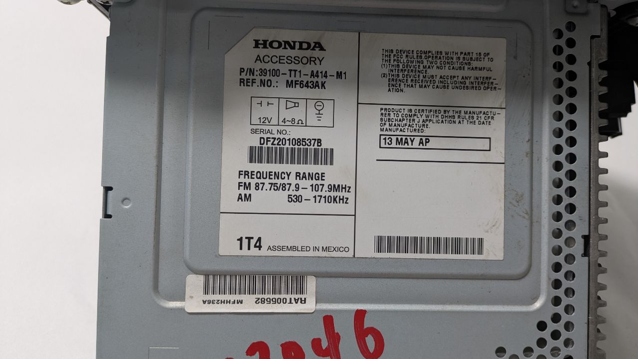 2013 HONDA CIVIC Radio Audio - 447636 — photo 3