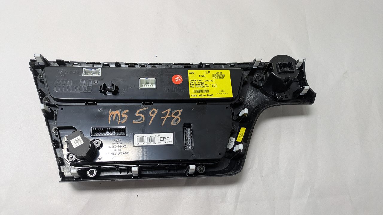 2017 HYUNDAI SONATA TEMP CONTROL - 447755 — photo 4