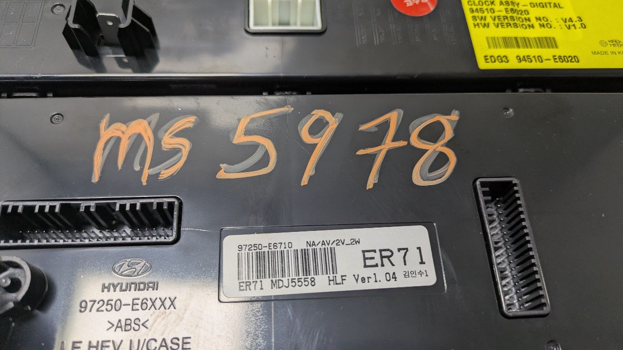 2017 HYUNDAI SONATA TEMP CONTROL - 447755 — photo 5