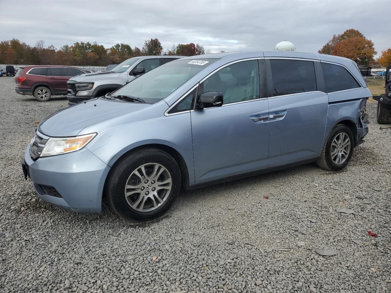 2011 HONDA ODYSSEY 6cyl Gasoline 3.5 Left SIDE VIEW MIRROR - 447769