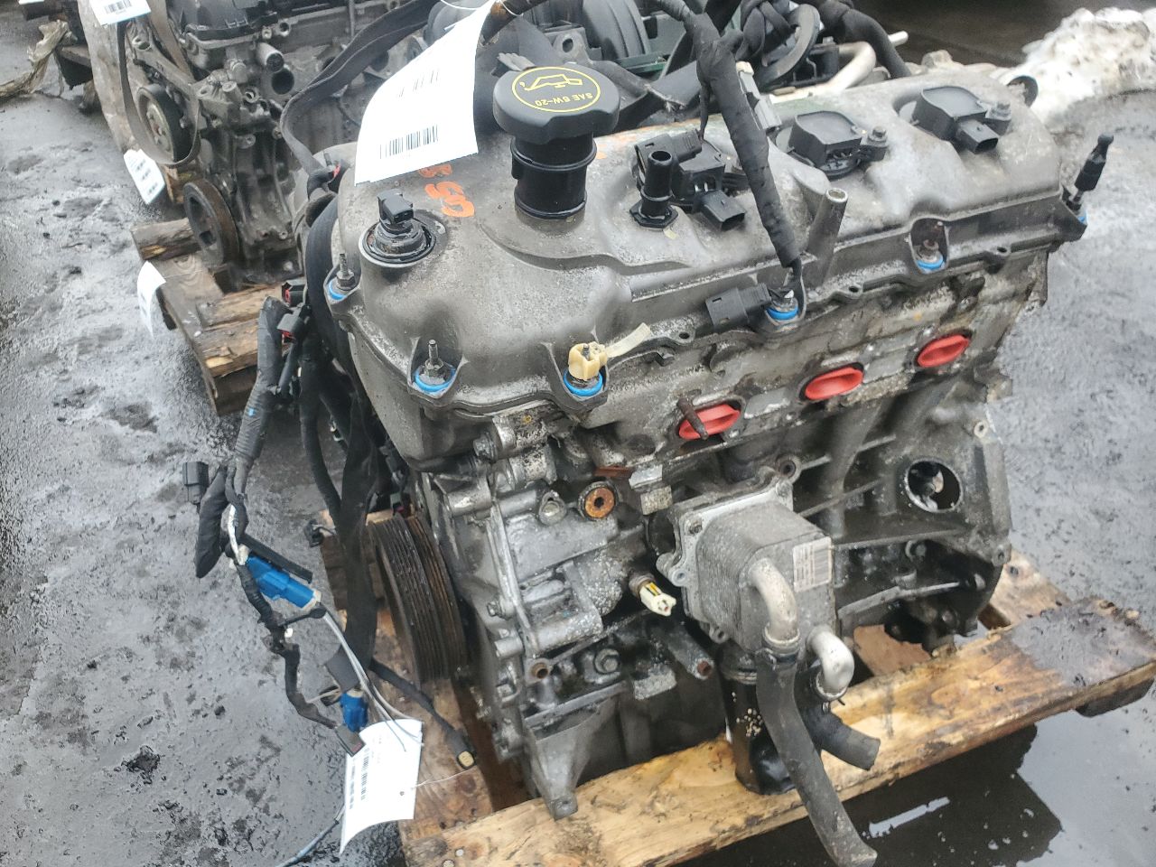 2010 MAZDA CX-9 6cyl Gasoline 3.7 ENGINE ASSEMBLY - 449157 — photo 4