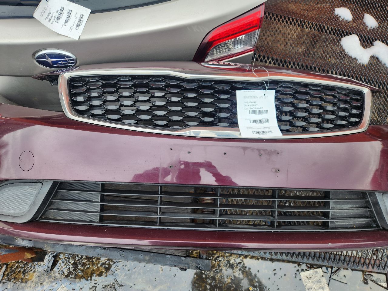 2017 KIA FORTE BUMPER ASSY, FRONT - 449165 — photo 3