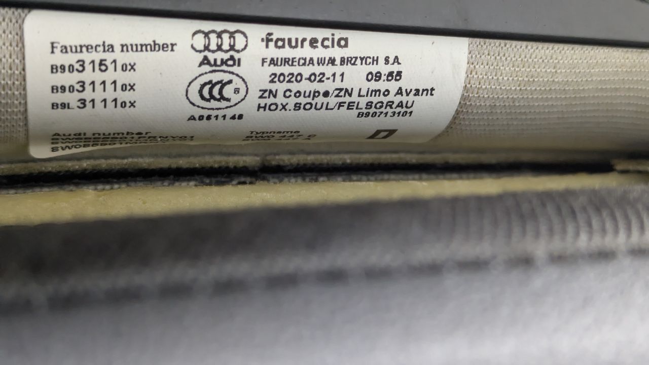2021 AUDI S4 SEAT, REAR - 449843 — photo 5