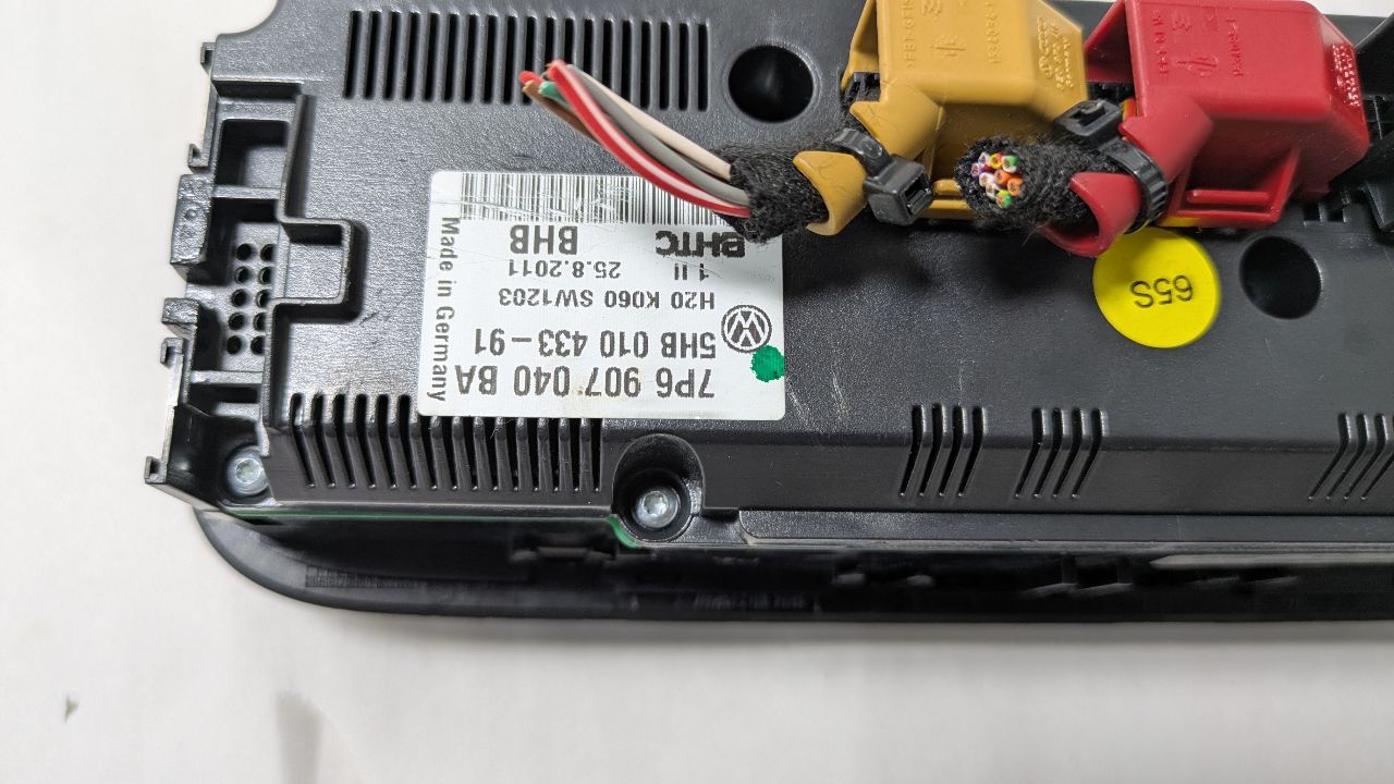 2012 VOLKSWAGEN TOUAREG TEMP CONTROL - 449920 — photo 5