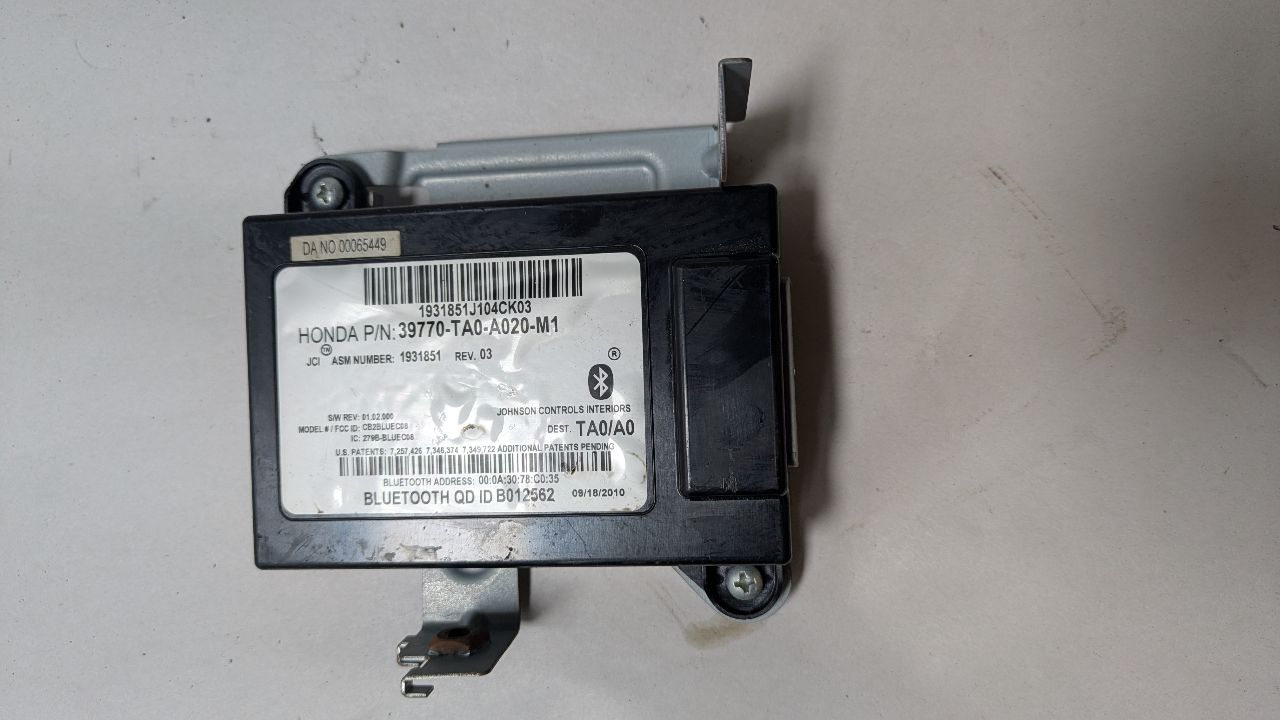 2011 HONDA ACCORD Chassis Cont Mod - 450618 — photo 1