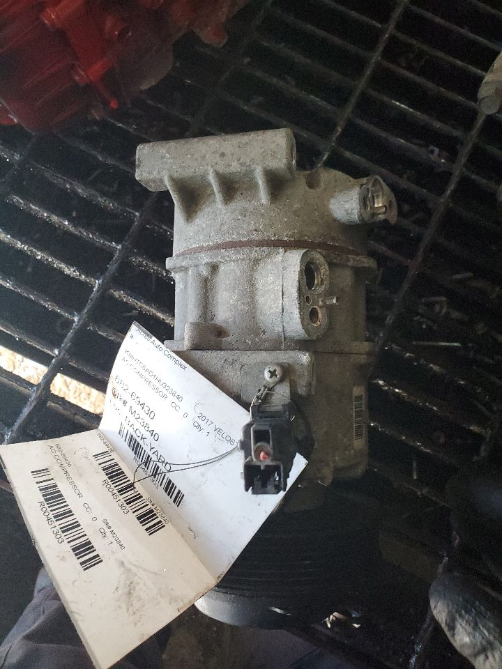2017 HYUNDAI VELOSTER 4cyl Gasoline 1.6 DOHC AC COMPRESSOR - 451303