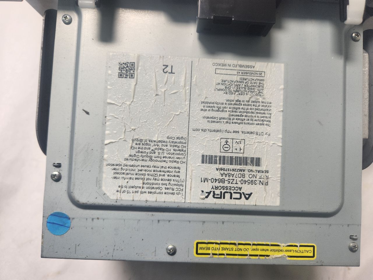 2020 ACURA MDX 3.5L 6cyl Gasoline VVT Radio Audio - 451514 — photo 3