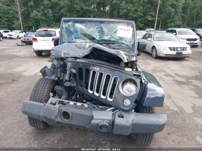 2018 JEEP WRANGLER 3.6L 6cyl AXLE ASSEMBLY, RR - 451566