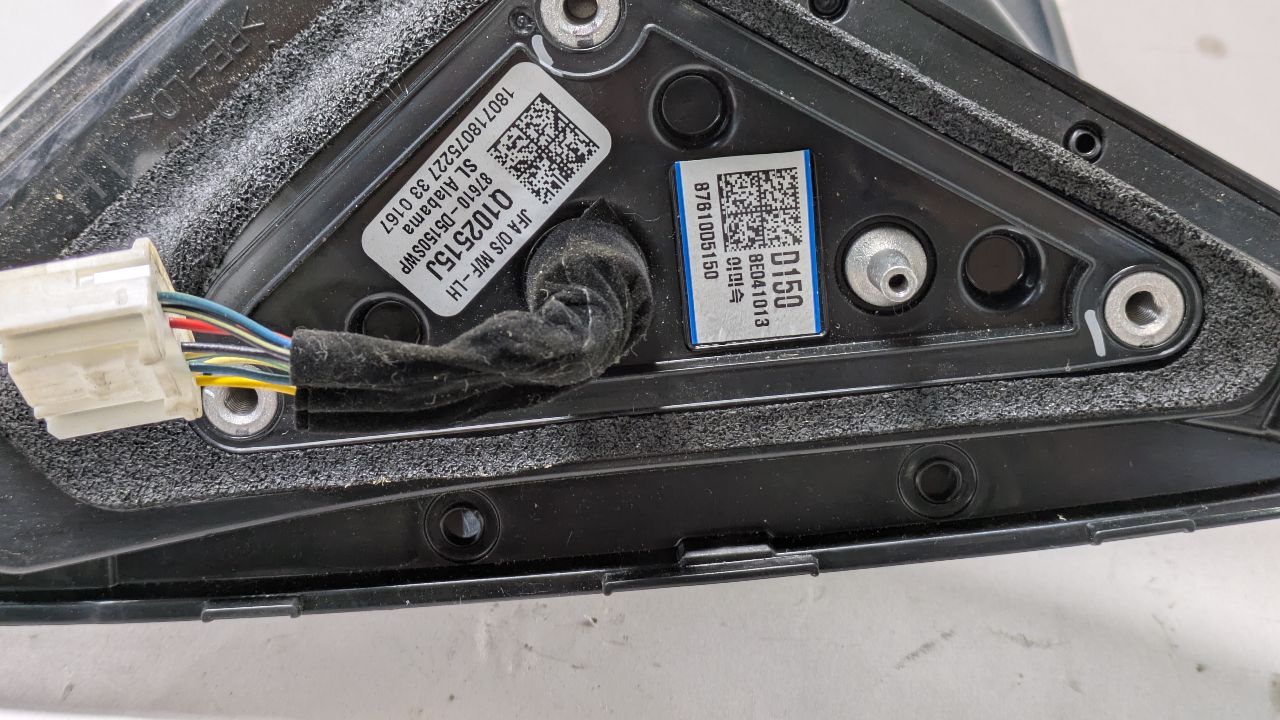 2019 KIA OPTIMA Left SIDE VIEW MIRROR - 454108 — photo 5