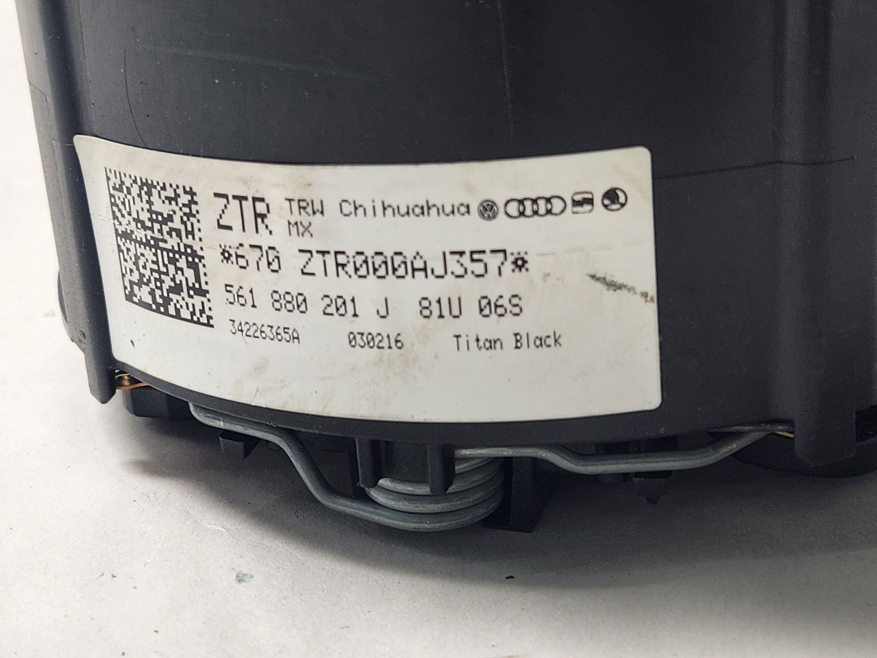 2016 VOLKSWAGEN PASSAT Left AIR BAG - 454217 — photo 4