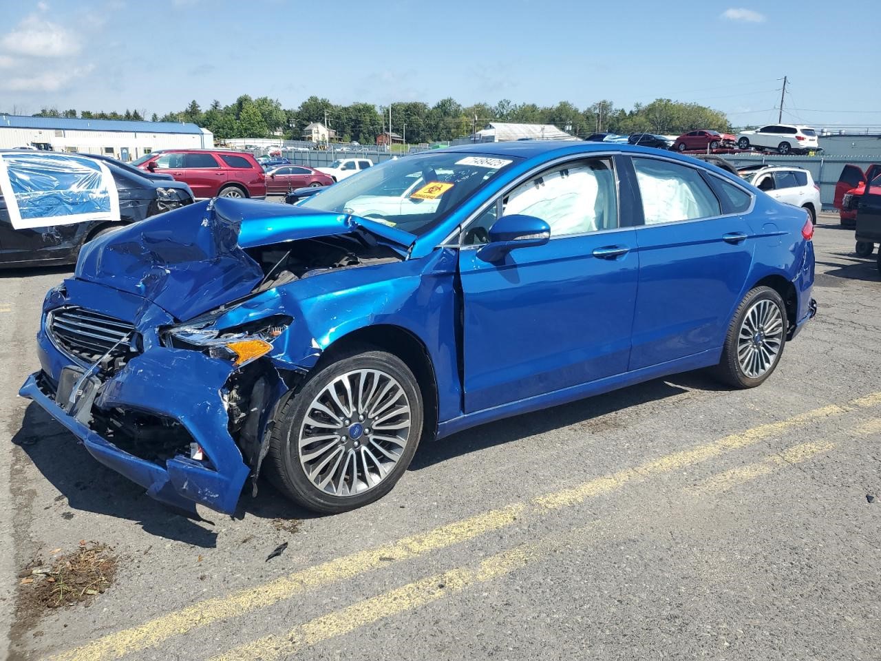 2018 FORD FUSION 2.0L 4cyl Turbo Gasoline ENGINE ASSEMBLY - 454574