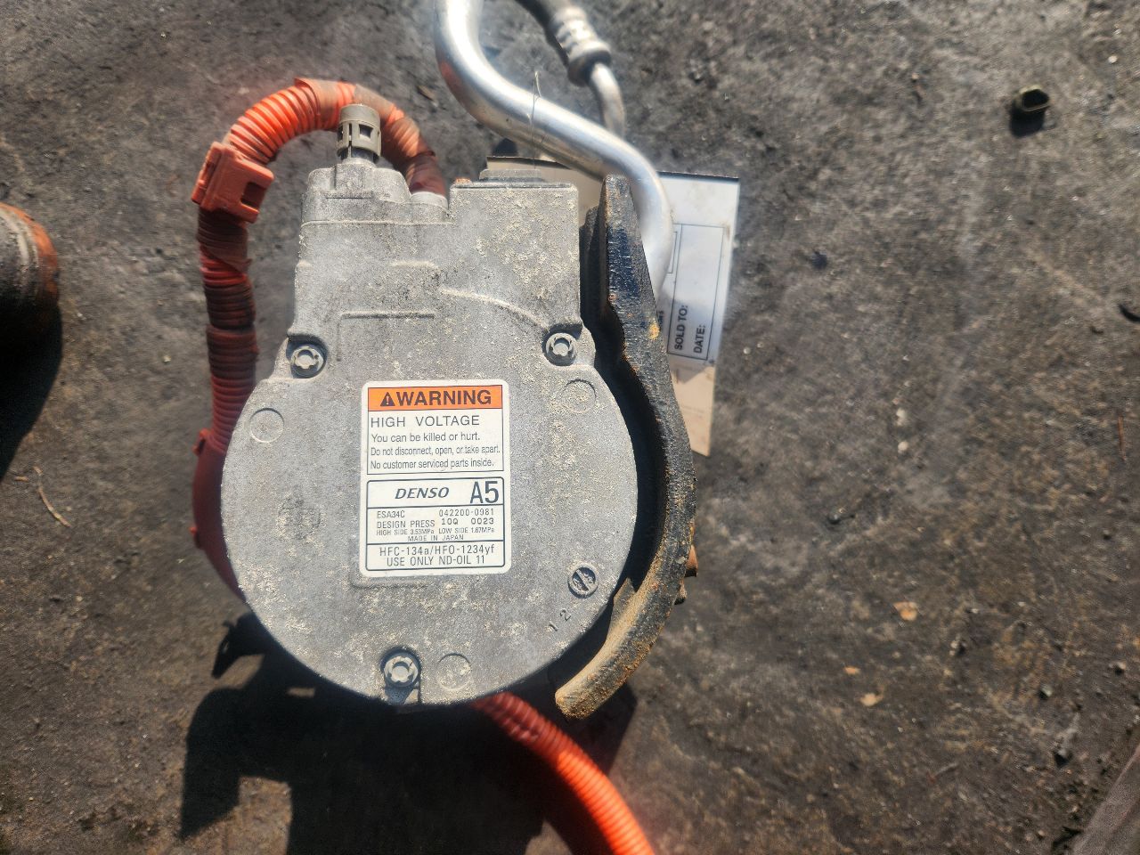 2014 ACURA RLX AC COMPRESSOR - 454901 — photo 5