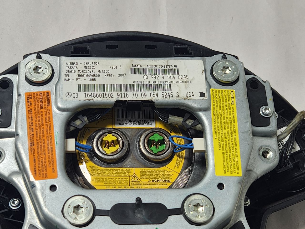 2009 MERCEDES-BENZ GL-CLASS AIR BAG - 455443 — photo 4