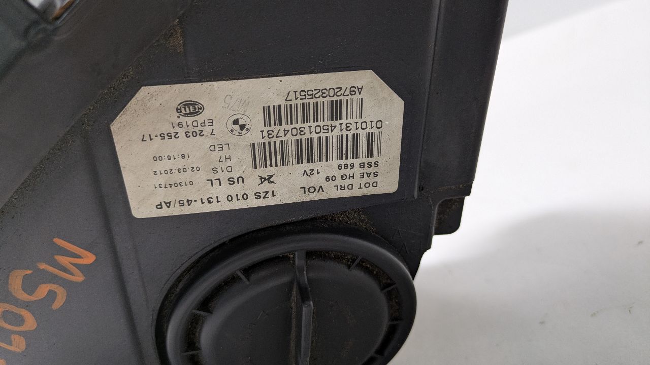 2012 BMW 528i Left HEADLAMP ASSEMBLY - 455587 — photo 3