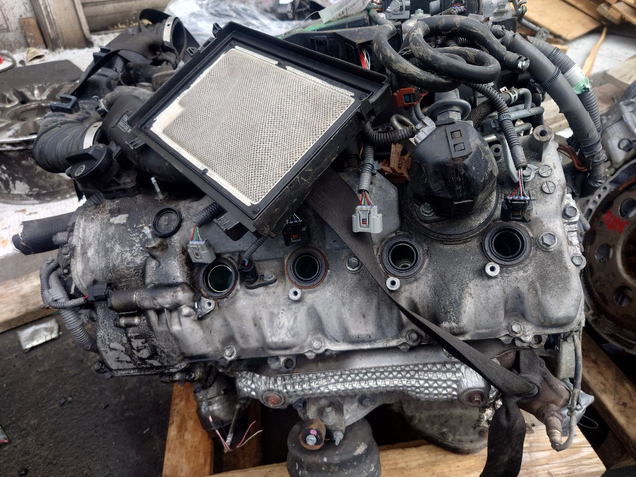 2007 LEXUS LS460 ENGINE ASSEMBLY - 455852 — photo 7