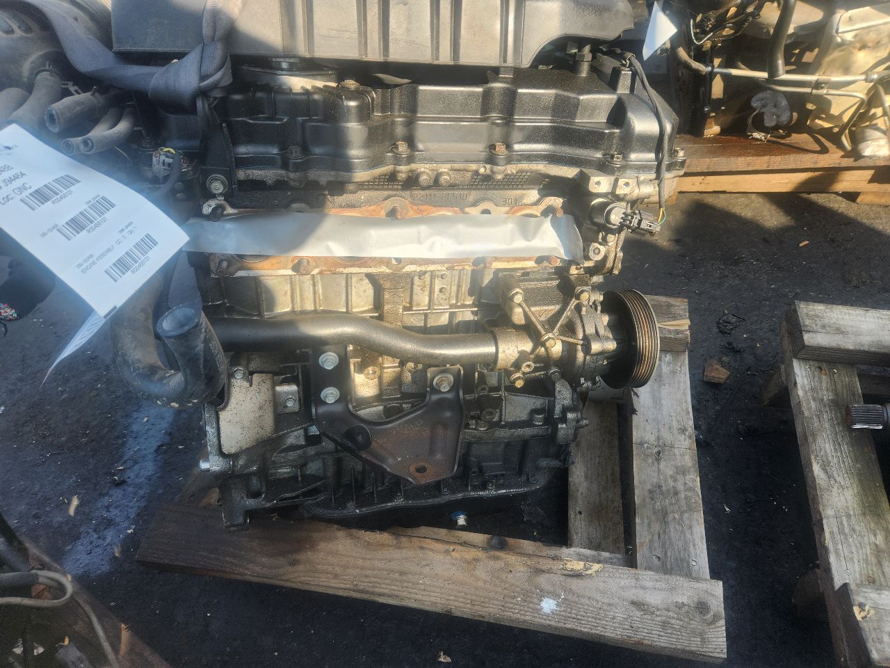 2011 HYUNDAI SONATA 4cyl Gasoline 2.4 PZEV ENGINE ASSEMBLY - 456101 — photo 2