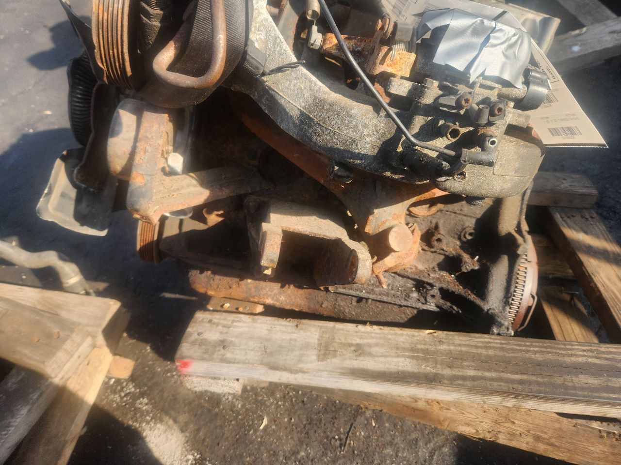 1997 JEEP WRANGLER 4cyl Gasoline 2.5 ENGINE ASSEMBLY - 456102 — photo 3