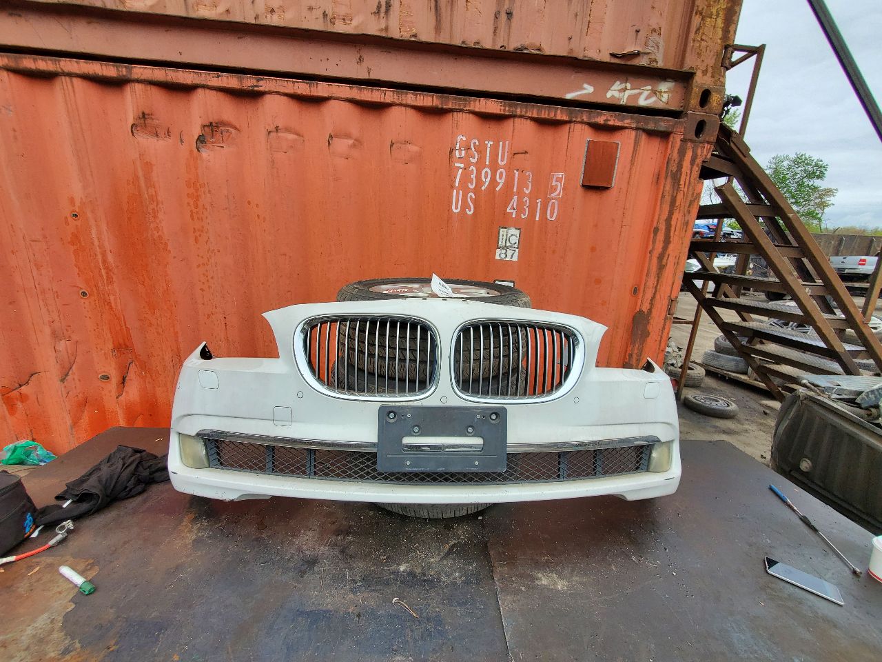 2012 BMW 750i BUMPER ASSY, FRONT - 458019