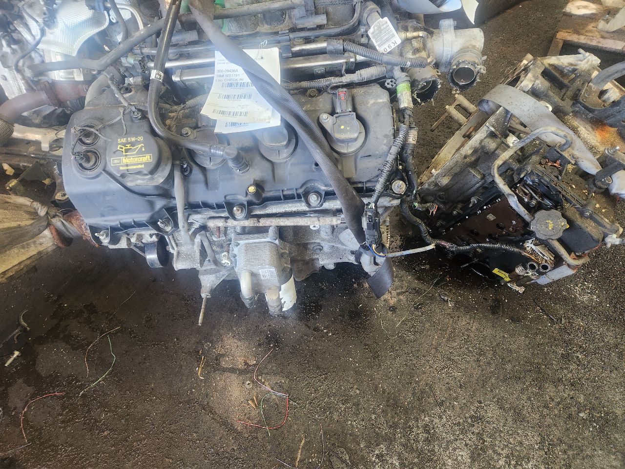 2012 FORD EXPLORER ENGINE ASSEMBLY - 458554