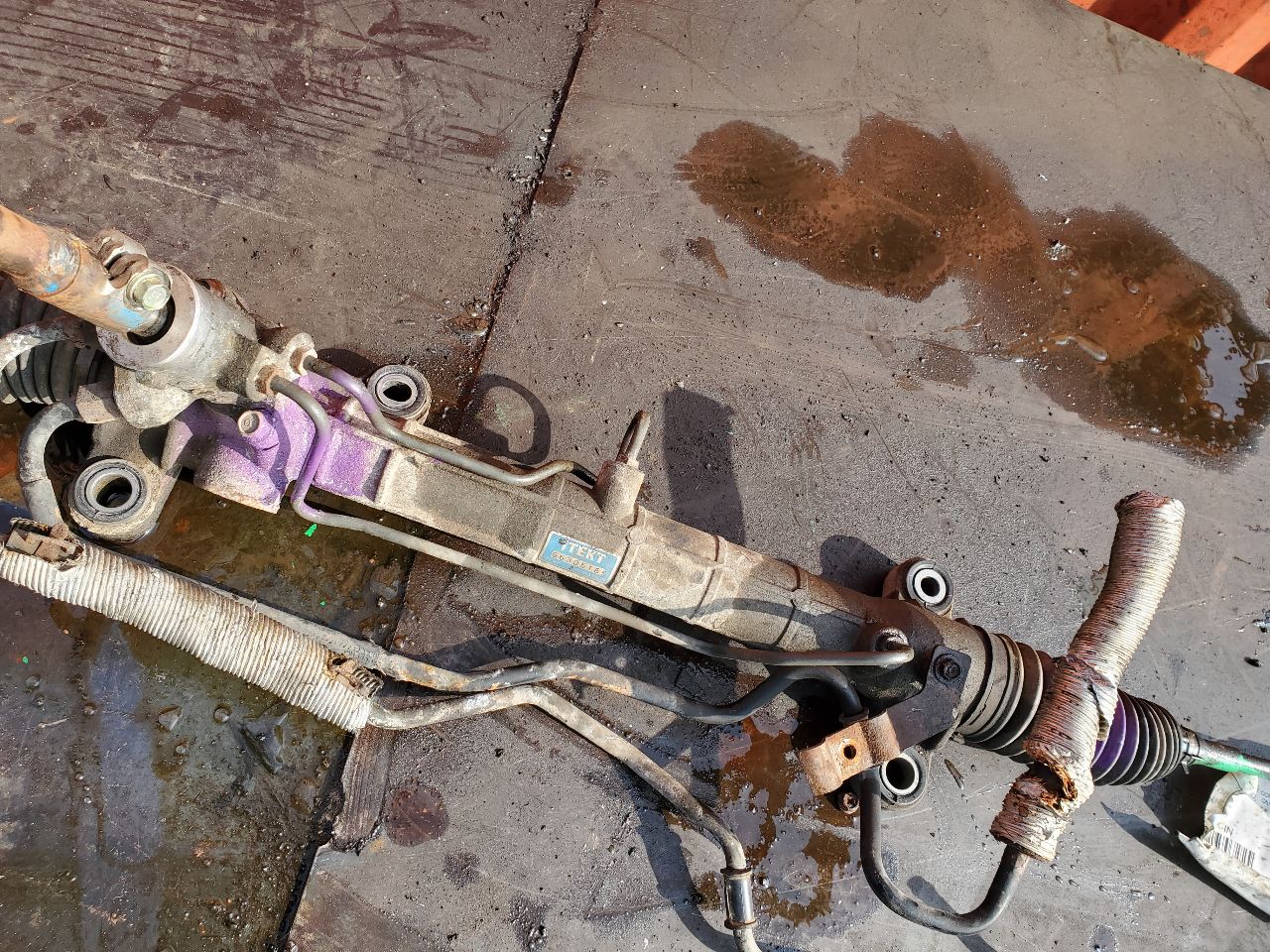 2007 TOYOTA COROLLA STEERING GEAR RACK - 458568 — photo 2