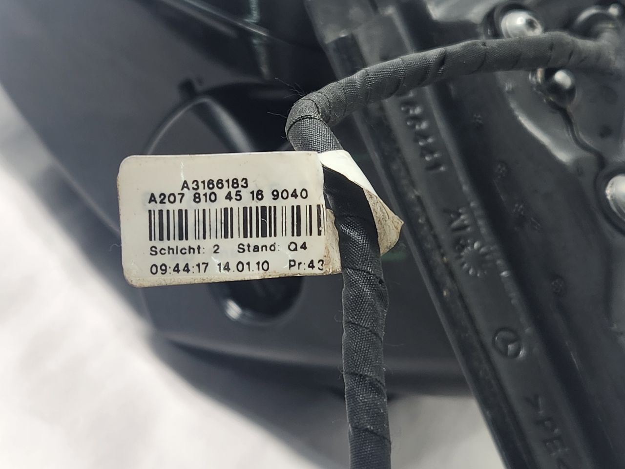 2010 MERCEDES-BENZ E-CLASS Left SIDE VIEW MIRROR - 459384 — photo 4