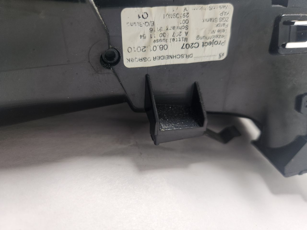 2010 MERCEDES-BENZ E-CLASS DASH PANEL - 459390 — photo 6