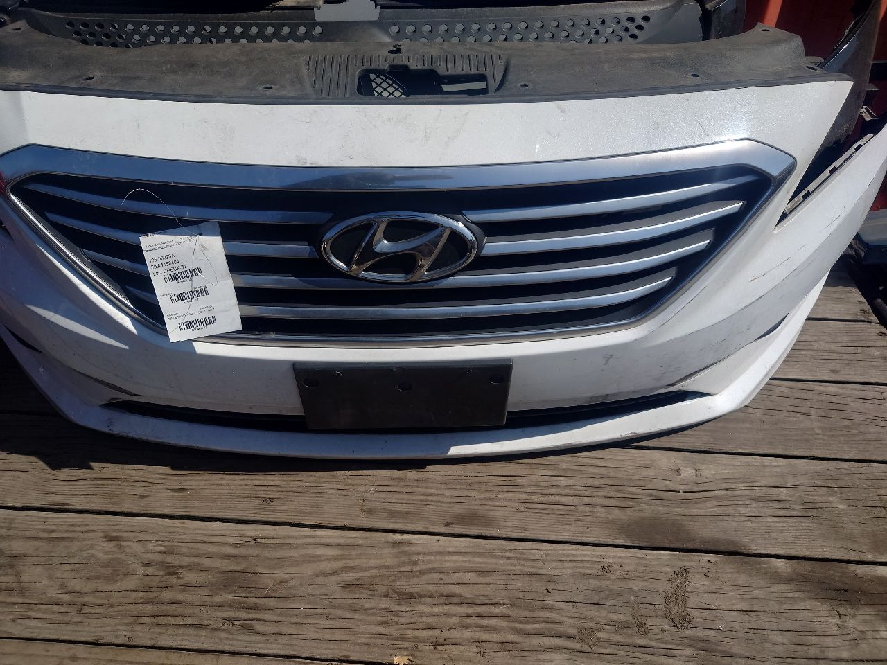 2017 HYUNDAI SONATA BUMPER ASSY, FRONT - 461747 — photo 1