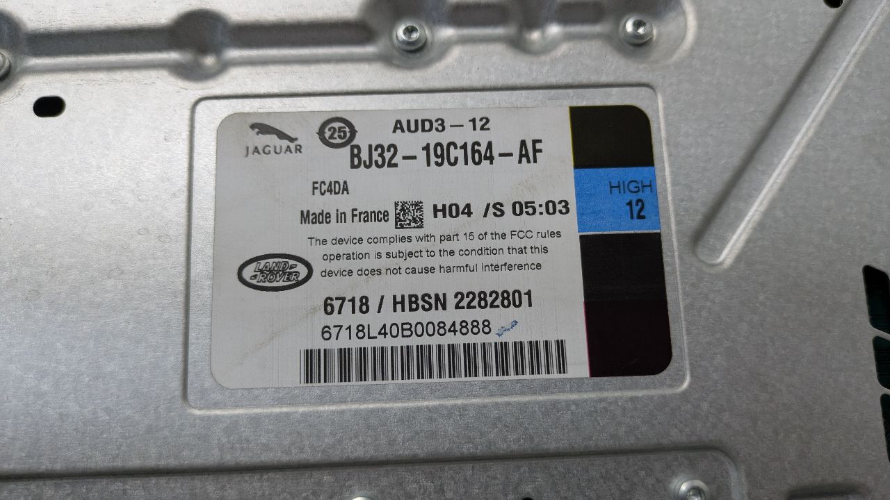 2012 LAND ROVER RANGE ROVER Radio Audio - 462464 — photo 3