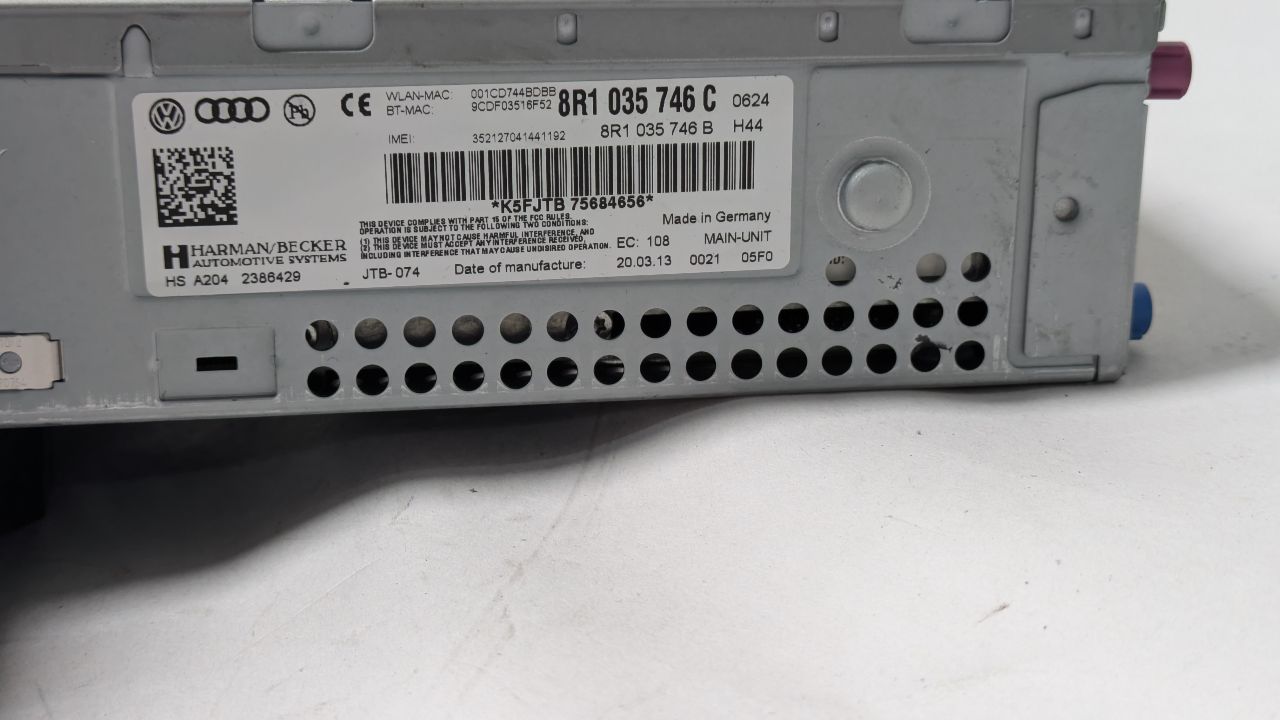 2013 AUDI Q5 Radio Audio - 462902 — photo 3