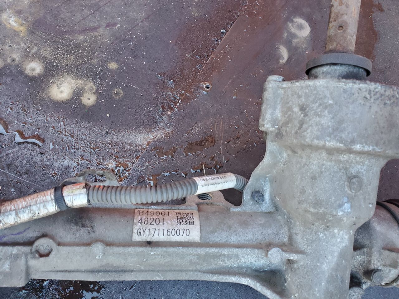 2017 FORD EXPLORER STEERING GEAR RACK - 463104 — photo 4