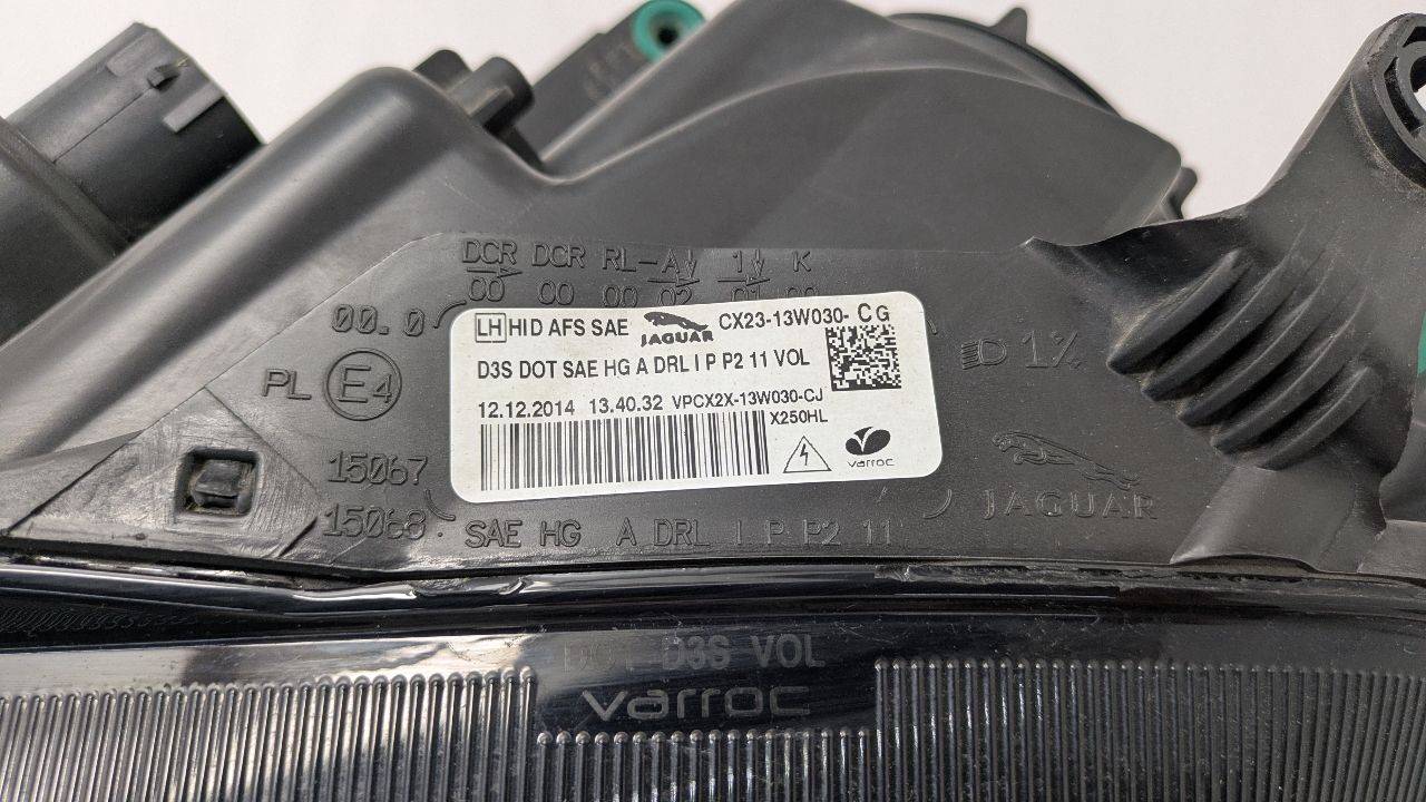 2015 JAGUAR XF Left HEADLAMP ASSEMBLY - 463434 — photo 2
