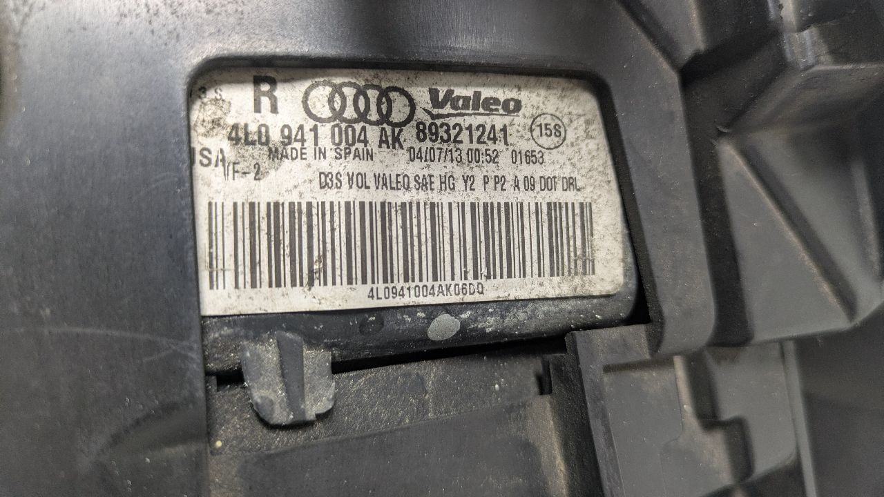 2015 AUDI Q7 Right HEADLAMP ASSEMBLY - 464264 — photo 4