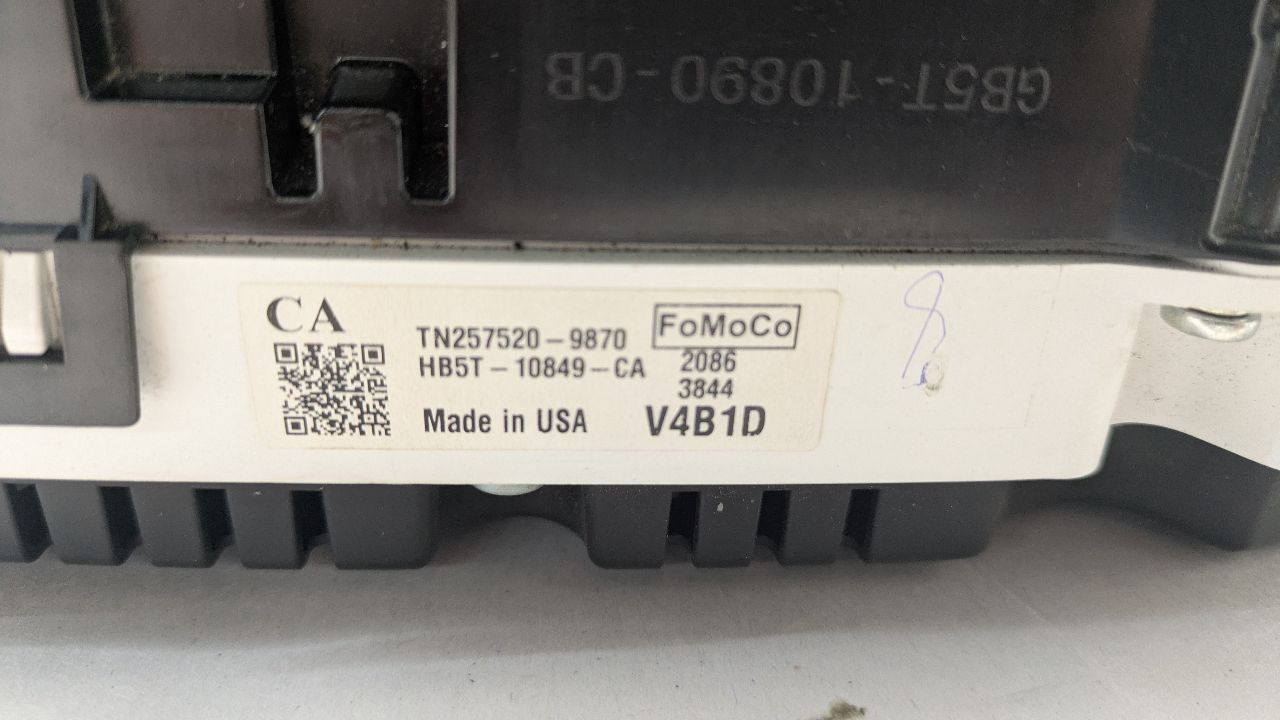 2017 FORD EXPLORER Speedo Head/Cluster - 464996 — photo 3