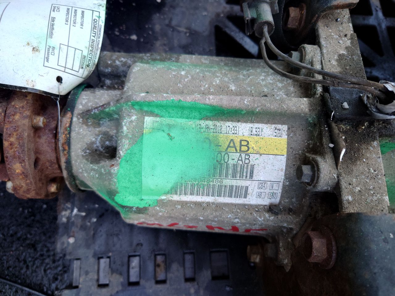 2010 LINCOLN MKX CARRIER ASSEMBLY - 465110 — photo 8