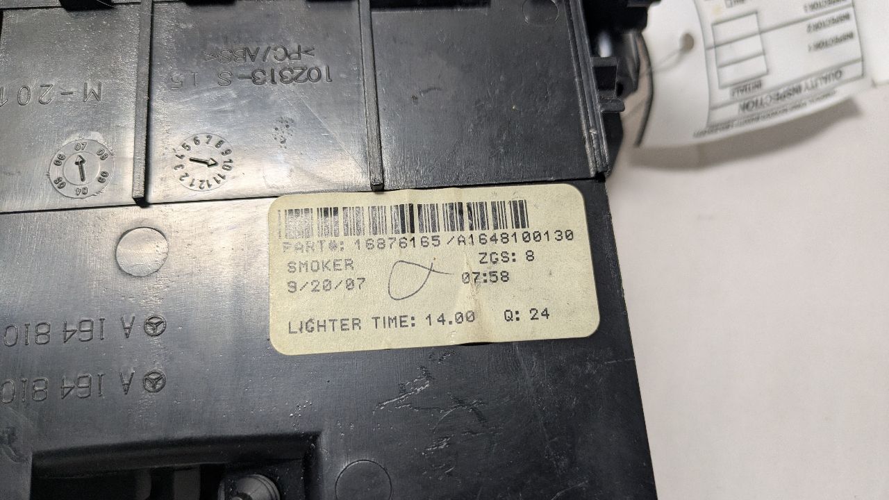2008 MERCEDES-BENZ ML-CLASS Console, Front - 466402 — photo 5