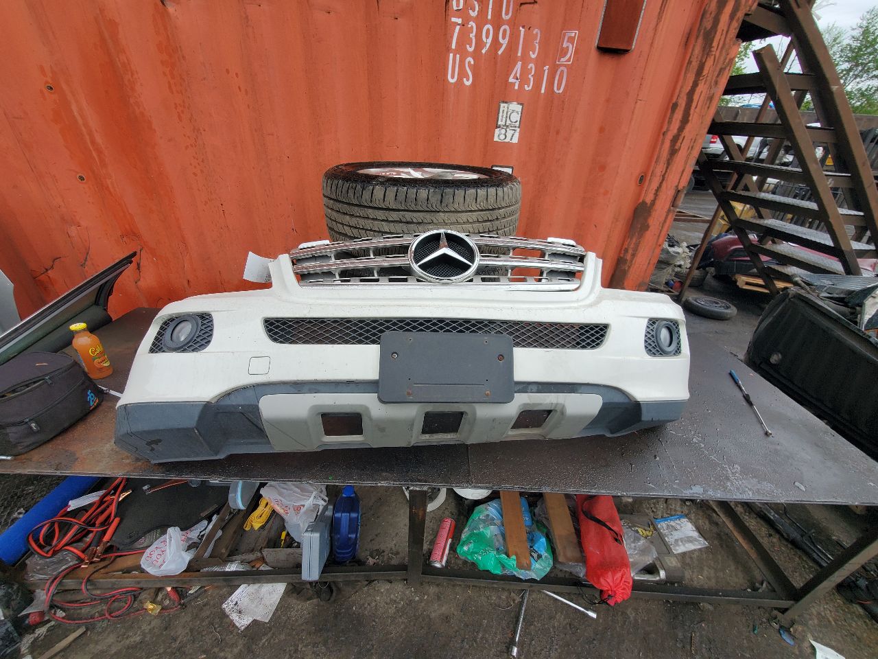 2008 MERCEDES-BENZ ML-CLASS BUMPER ASSY, FRONT - 466903