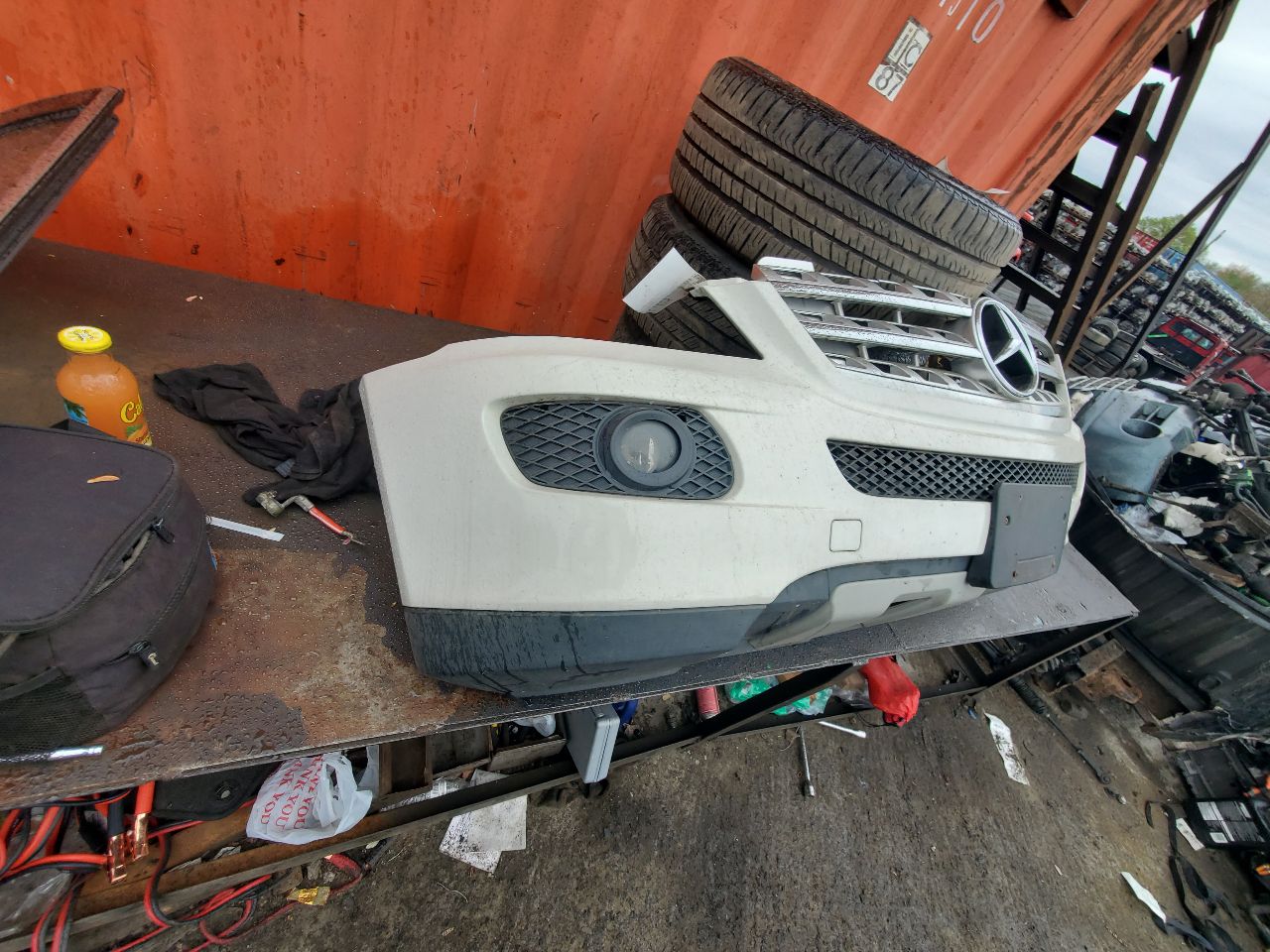 2008 MERCEDES-BENZ ML-CLASS BUMPER ASSY, FRONT - 466903 — photo 2