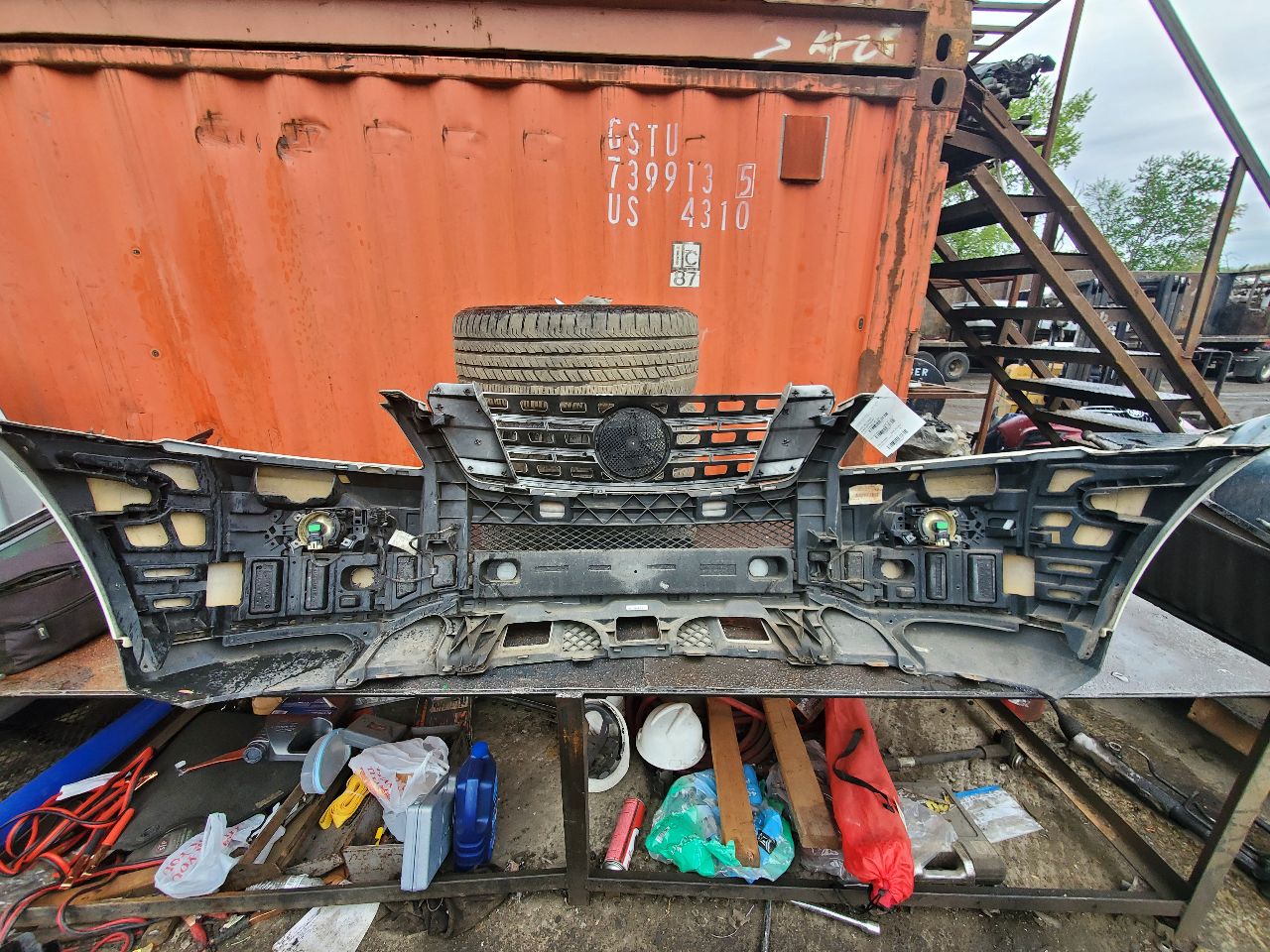 2008 MERCEDES-BENZ ML-CLASS BUMPER ASSY, FRONT - 466903 — photo 5