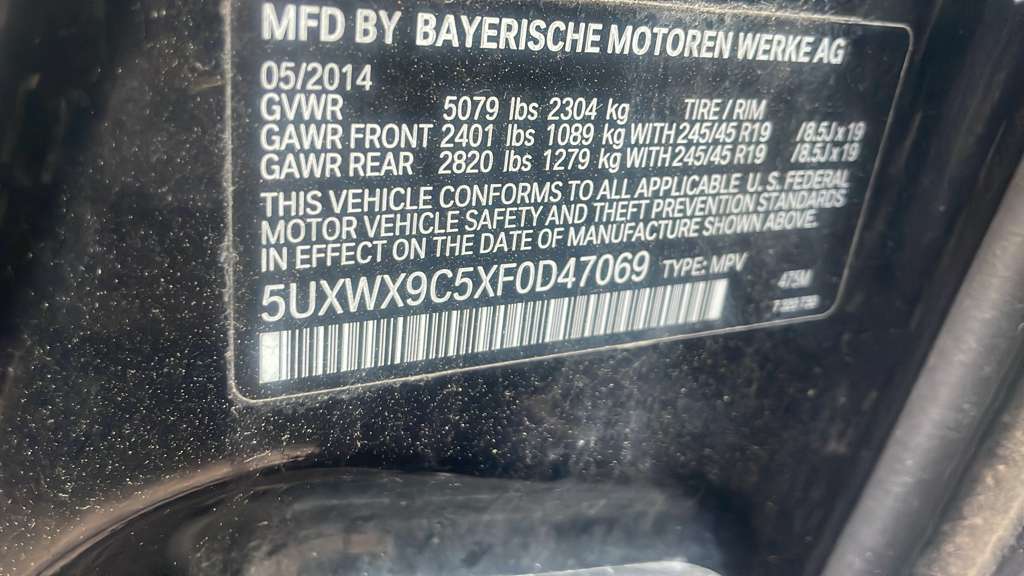 2015 BMW X3 FRAME - 466921 — photo 2