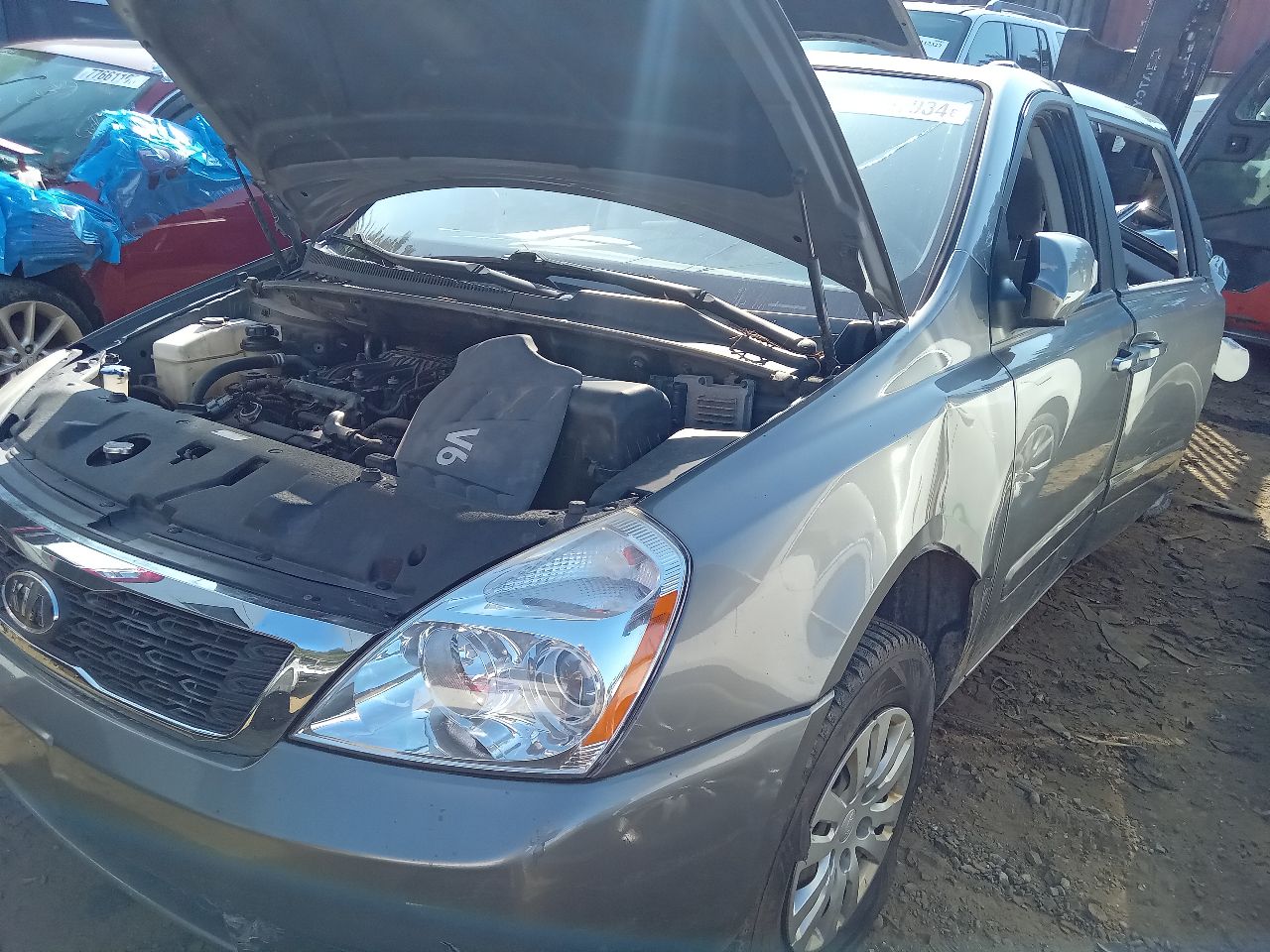 2012 KIA SEDONA 6cyl Gasoline 3.5 ENGINE ASSEMBLY - 467439 — photo 3