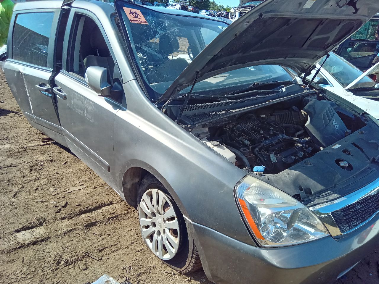 2012 KIA SEDONA 6cyl Gasoline 3.5 ENGINE ASSEMBLY - 467439 — photo 5