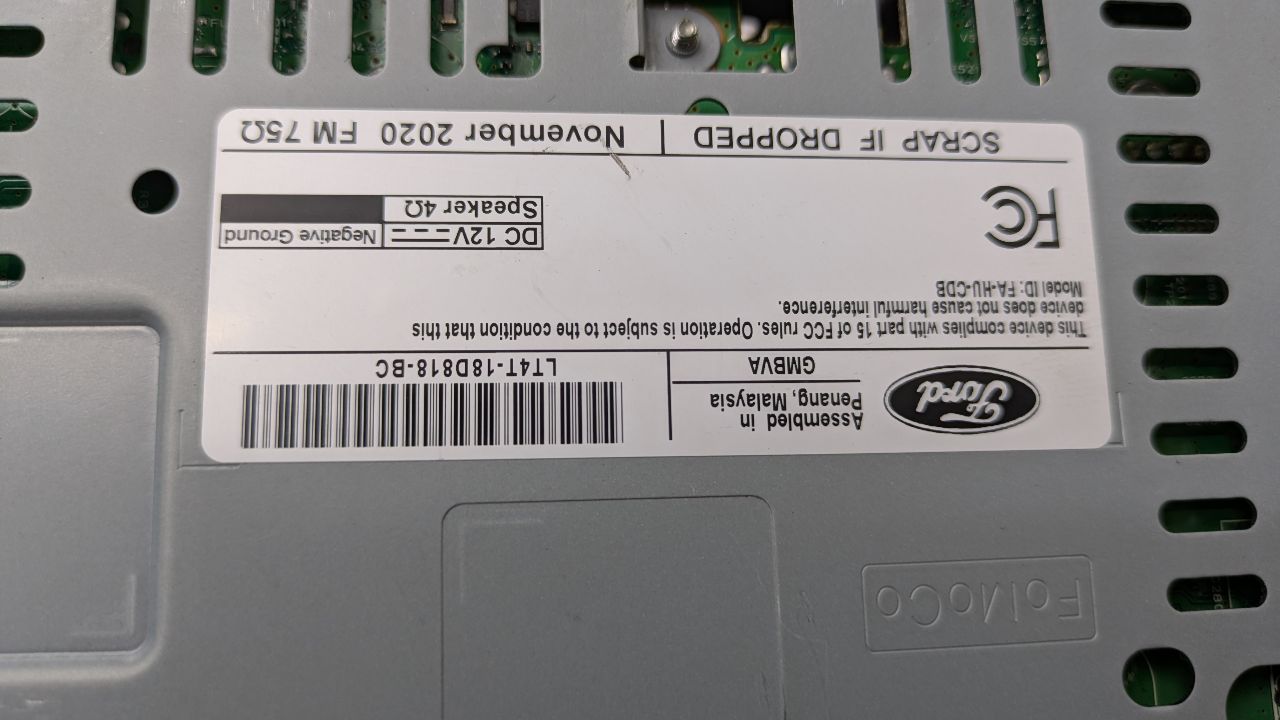 2020 FORD EDGE Radio Audio - 467681 — photo 2