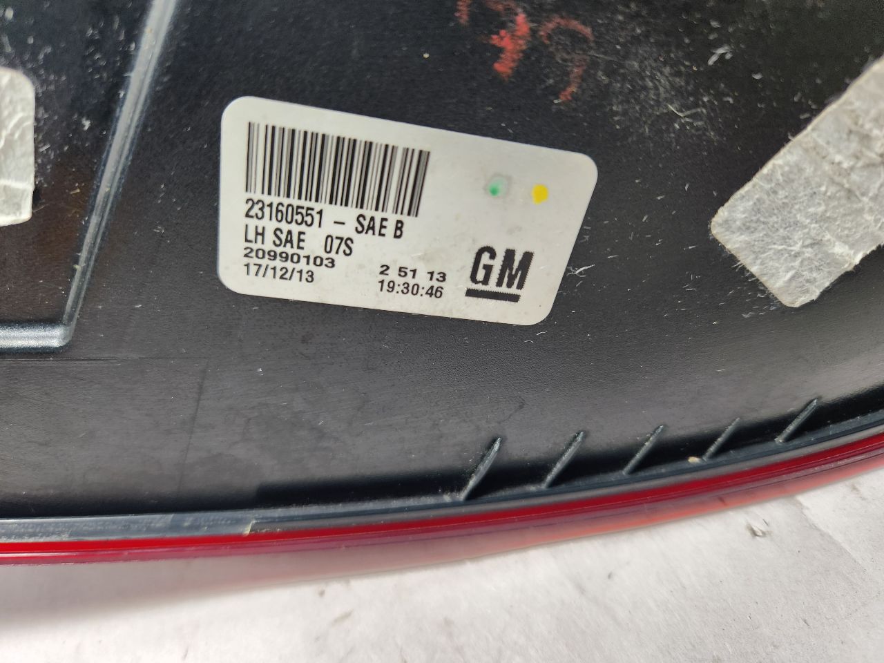 2014 BUICK REGAL Left TAIL LAMP - 467903 — photo 4