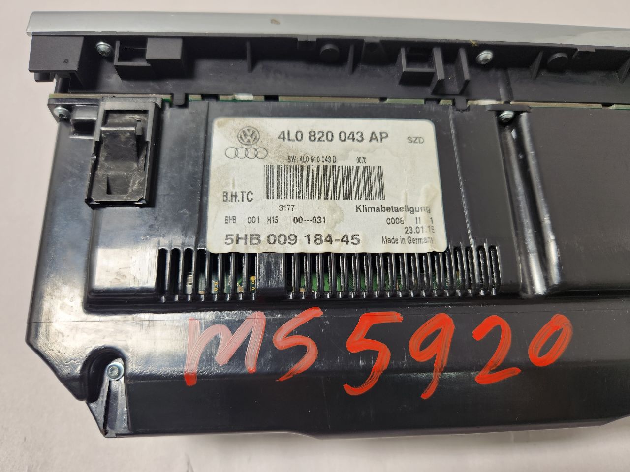 2015 AUDI Q7 TEMP CONTROL - 467906 — photo 4