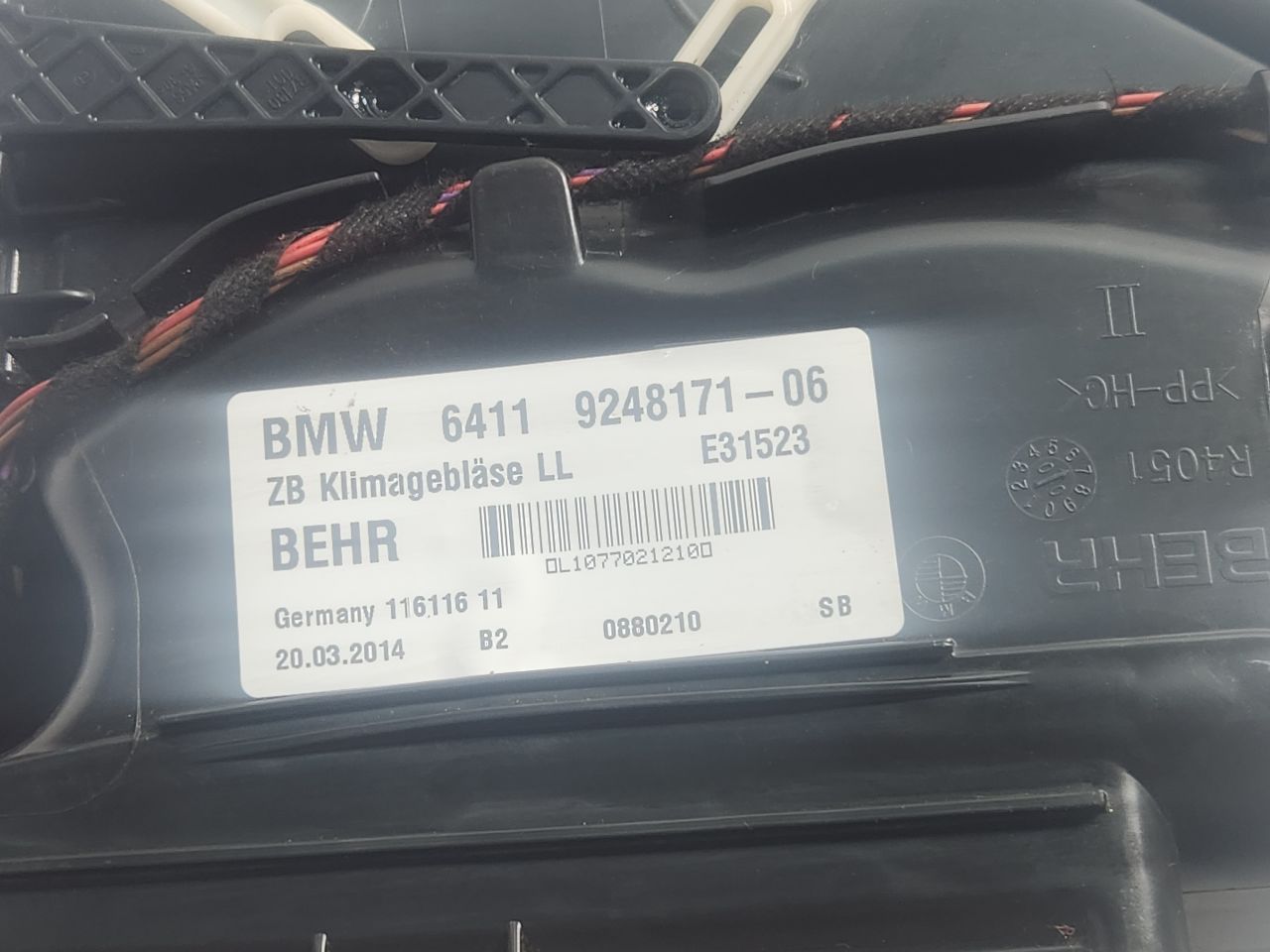 2015 BMW 740i BLOWER MOTOR - 468958 — photo 4