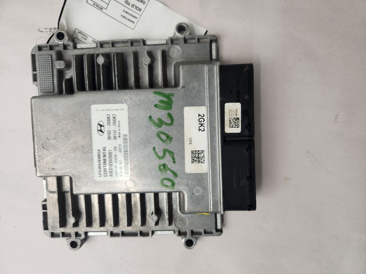2019 HYUNDAI SONATA Eng/Motor Cont Mod - 468983 — photo 3